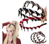Vintage High Cranium Artificial Pearl Hairband, Girls Fashion Hair Accessories Gifts, Women Elegant Beaded Decorative Hair Bands (3pcs)