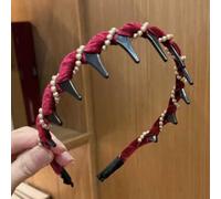 Vintage High Cranium Artificial Pearl Hairbands, 2025 New Elegant Pearls Headbands for Women Girls, Decorative Hair Bands Fashion Hair Accessories Gifts