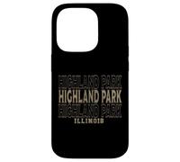 Vintage Highland Park Illinois Case for iPhone 14 Pro
