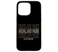 Vintage Highland Park Illinois Case for iPhone 15 Pro Max