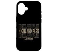 Vintage Highland Park Illinois Case for iPhone 16