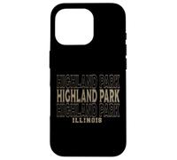 Vintage Highland Park Illinois Case for iPhone 16 Pro