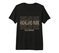 Vintage Highland Park Illinois Premium T-Shirt