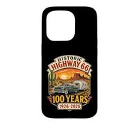 Vintage Highway 66 100 Year Centennial Anniversary Souvenir Case for iPhone 15 Pro