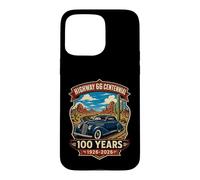 Vintage Highway 66 100 Year Centennial Anniversary Souvenir Case for iPhone 15 Pro Max