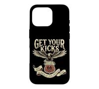 Vintage Highway 66 100 Year Centennial Anniversary Souvenir Case for iPhone 16 Pro
