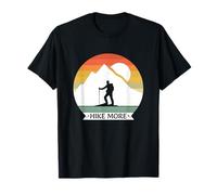 Vintage Hike More Mountain Hiking Design T-Shirt