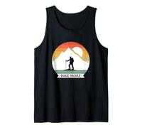 Vintage Hike More Mountain Hiking Design Tank Top