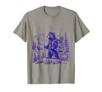 Vintage Hiking Bear Graphic T-Shirt
