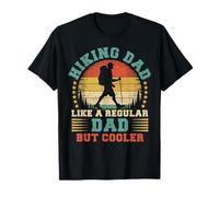 Vintage Hiking Dad Like A Regular Dad Hiking Father's Day T-Shirt