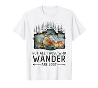 Vintage Hiking Wander Wonder Camping Mountain Nature Summer T-Shirt