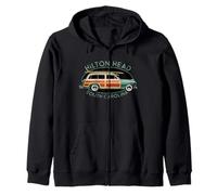Vintage Hilton Head South Carolina Zip Hoodie