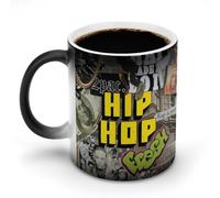 Vintage Hip hop Thermo Sensitive Tea Cup with Hidden Pattern
