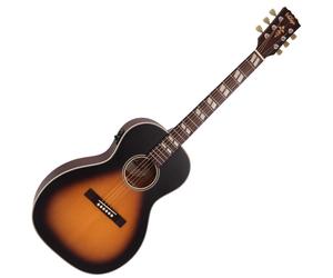 Vintage Historic Series 'Parlour' Electro-Acoustic Guitar ~ Vintage Sunburst