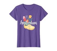 Vintage Holland Tulip Amsterdam Netherlands Flowers T-Shirt