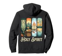 Vintage Holy Spirit Nature Christian Art Pullover Hoodie