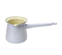 Vintage Home 400 ml Enamelware Turkish Coffee Pot, Dove,Grey