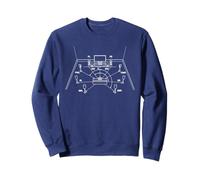 Vintage Home Audio Cinema Surround Blueprint Diagram Graphic Sweatshirt