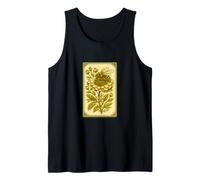 Vintage Honey Bee Botanical Flower Entomology Apiarist Tank Top