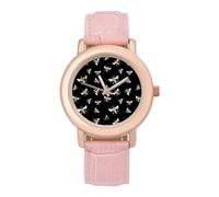 Vintage Honey Bees Women's PU Leather Band Quartz Watch | Elegant Watches