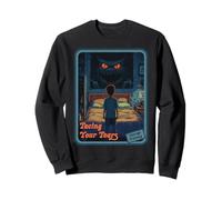 Vintage Horror Halloween Retro Survival Facing Your Fears Sweatshirt