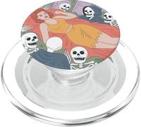 Vintage Horror Pin Up Art - Woman Skeletons Gothic Halloween PopSockets PopGrip for MagSafe