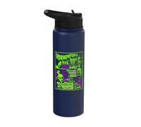 Vintage Horrorfest Poster Halloween Movie Old Time Horror Stainless Steel Insulated Water Bottle