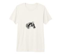 Vintage Horse Profile Cowgirl Western Premium T-Shirt