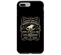 Vintage Horse Racing With A Chance Of Day Drinking Derby Tee Case for iPhone 7 Plus/8 Plus