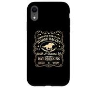 Vintage Horse Racing With A Chance Of Day Drinking Derby Tee Case for iPhone XR