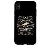 Vintage Horse Racing With A Chance Of Day Drinking Derby Tee Case for iPhone XS Max
