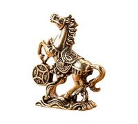 Vintage Horse Sculpture, Horse Figurine, Collector's Item, Feng Shui Ornament, Made of Brass, Handcrafted Brass Figure for Decoration, Office, Hom, Horse Money