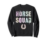 Vintage HORSE SQUAD Country Vibes Pony Equestrian Farm Lasso Sweatshirt