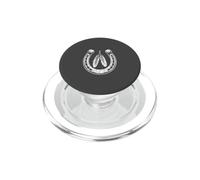 Vintage Horseshoe Feathers Cowgirl PopSockets PopGrip for MagSafe