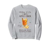 Vintage Hot Apple Cider Fall Seasonal Drink Autumn Harvest Sweatshirt