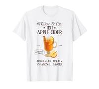 Vintage Hot Apple Cider Fall Seasonal Drink Autumn Harvest T-Shirt