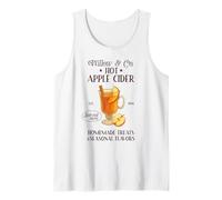 Vintage Hot Apple Cider Fall Seasonal Drink Autumn Harvest Tank Top