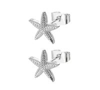 Vintage Hot Day Starfishes Studs Earrings Simple Star Shell Earrings For Women Elegant Marine Party Jewelry Gift Allergy Resistant Studs