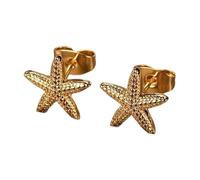 Vintage Hot Day Starfishes Studs Earrings Simple Star Shell Earrings For Women Elegant Marine Party Jewelry Gift Allergy Resistant Studs
