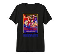 Vintage Houdini Magician Magic History Skeptical Atheist Premium T-Shirt