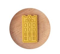 Vintage House Biscuit Cutters Cookie Stamps Fondant Pastry Mould Cookie Cutters Kitchen Baking Supplies Vintage House Cat Cookie Cutter for Baking