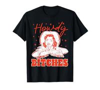 Vintage Howdy Bitches Rodeo Western Country Southern Cowgirl T-Shirt