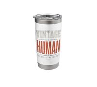 Vintage Human Established Before the Internet Funny Tee Stainless Steel Insulated Tumbler