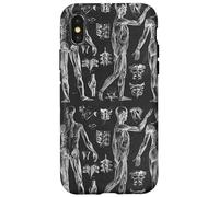 Vintage Human Muscular Anatomic Illustrations Case for iPhone X/XS