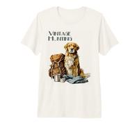 Vintage Hunting Dogs Different Breeds Premium T-Shirt