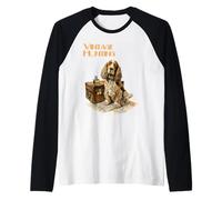 Vintage Hunting Dogs Different Breeds Raglan Baseball Tee