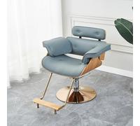 Vintage Hydraulic Salon Chair - Heavy Duty Stylist Throne, 360° Swivel & Adjustable Height for Premium Grooming Studios