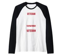 Vintage I Am A US Veteran Raglan Baseball Tee