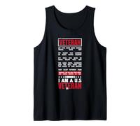 Vintage I Am A US Veteran Tank Top
