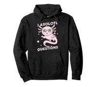 Vintage I Axolotl Questions Underwater Cute Axolotl Pullover Hoodie